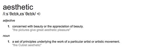 aesthetic aesthetic aesthetic|what does the term aesthetics mean in art.